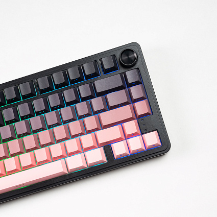 Беспроводная клавиатура CyberLynx RX75, Panda Silent Switch, розовый Фото 2