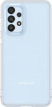 Чехол Samsung Soft Clear Cover A33 (EF-QA336TTEGRU), прозрачный Фото 1