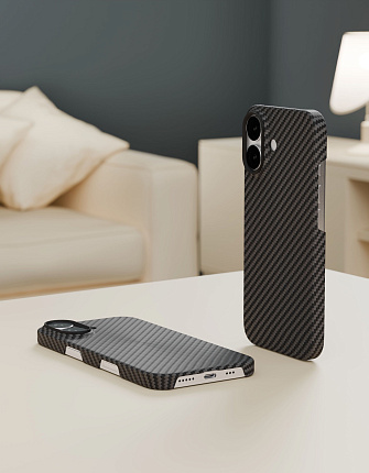 Чехол VLP Kevlar Case с MagSafe для iPhone 17, черный (1058067) Фото 5