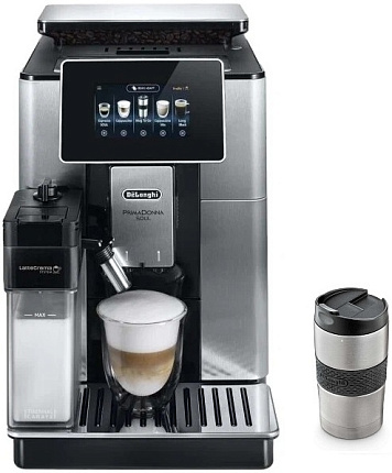 Кофемашина Delonghi PrimaDonna Soul ECAM 610.74.MB, черный Фото 1