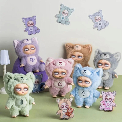 Grumpipi Sleepless Blind Box, Plush + Mini Keychain (Sleepless Series) Фото 1