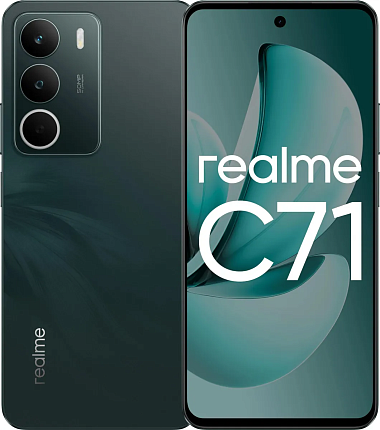 Смартфон Realme C71 6/128Гб, зеленый Фото 1