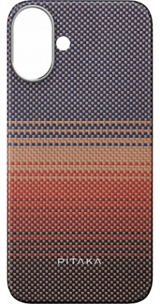 Чехол PITAKA Tactile Woven case для iPhone 16, Sunset (KI1601U) Фото 1