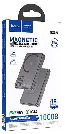 Внешний аккумулятор Hoco Q26 5000 mAh чёрный Фото 4