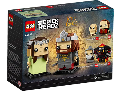 Конструктор LEGO BrickHeadz 40632 Арагорн и Арвен Фото 3