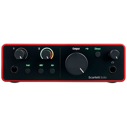 Звуковая карта Focusrite Scarlett Solo 4i4 4th Gen Фото 5