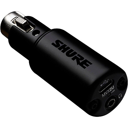 Адаптер Shure MVX2U Digital Audio Interface, черный Фото 1