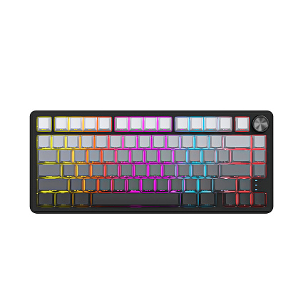 Беспроводная клавиатура CyberLynx RX75, Flow Blue Switch, серый Фото 26