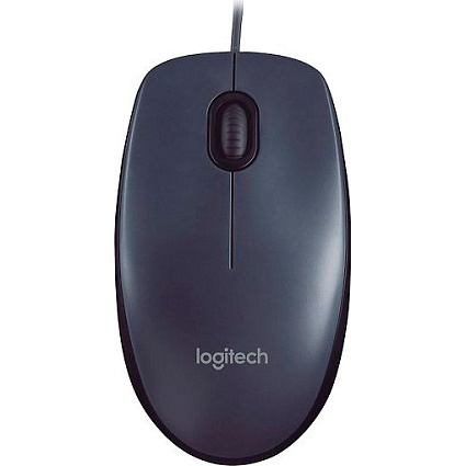 Проводная мышь Logitech M90, черный Фото 1