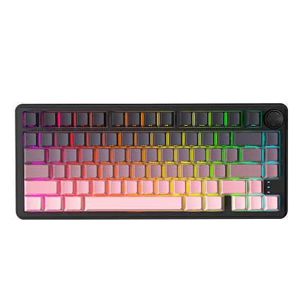 Беспроводная клавиатура CyberLynx RX75, Panda Silent Switch, розовый Фото 6