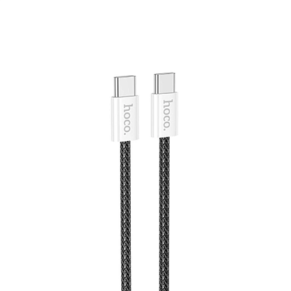 Кабель Hoco X104 Usb-C to Usb-C 60W, 2m, черный Фото 1