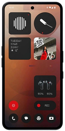 Смартфон Nothing Phone (3a) 12/256Гб, черный Фото 2