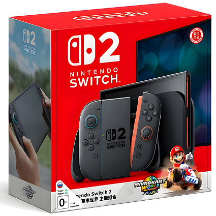 Игровая приставка Nintendo Switch 2 Mario Kart World Bundle (HK), черный Фото 6