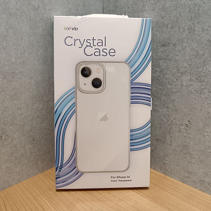 Чехол vlp Crystal case для iPhone 14, прозрачный Фото 2