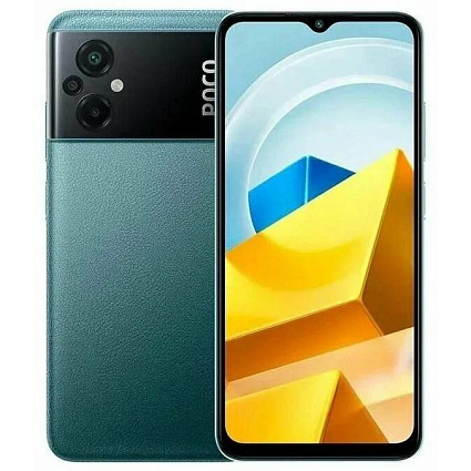 Смартфон Xiaomi POCO M5 4/64 ГБ, зеленый Фото 1