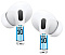 Наклейки VLP Easy Art для AirPods Pro/Pro2, number 10 Фото 1