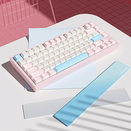Беспроводная клавиатура CyberLynx F75 PRO ENG, розовый Фото 3