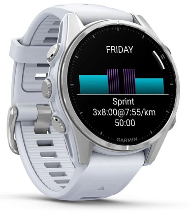 Смарт-часы Garmin Fenix 8 43mm AMOLED, Silver (010-02903-00) Фото 3