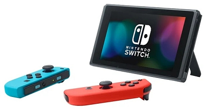 Игровая приставка Nintendo Switch 32 ГБ, неоновый синий/неоновый красный Фото 3