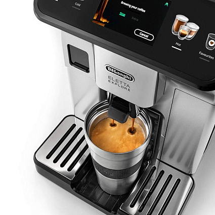 Кофемашина De'Longhi  ECAM 450.55 S, серебристый Фото 3