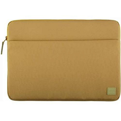 Чехол для ноутбука Uniq 14" Vienna RPET fabric Laptop sleeve (ShockSorb), желтый Фото 1
