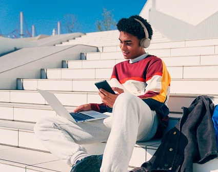 Беспроводные наушники Sony WH-CH520, Cream Фото 9