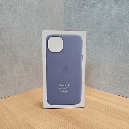 Чехол Apple MagSafe для iPhone 13, кожа, «сиреневая глициния» Фото 2