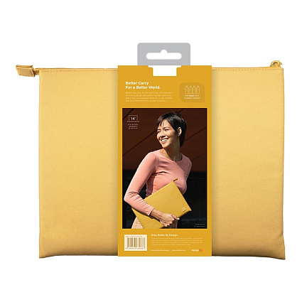 Чехол Uniq Lyon для MacBook 13-14'', желтый (LYON (14)-CYELLOW) Фото 4