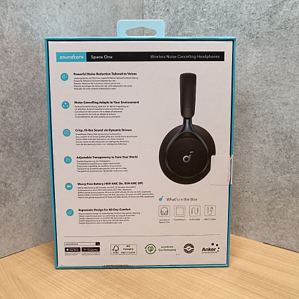 Беспроводные наушники Anker Soundcore Space One, черный Фото 4