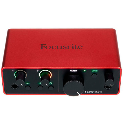 Звуковая карта Focusrite Scarlett Solo 4i4 4th Gen Фото 2