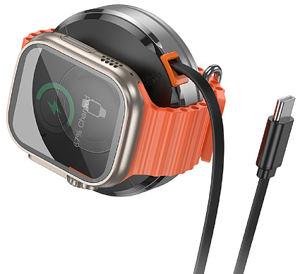 Зарядная станция Hoco CQ18 2 в 1, черный Фото 4