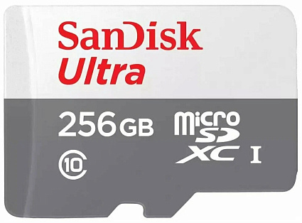 Карта памяти SanDisk Ultra microSDXC U1 C10 256Гб, (SDSQUNR-256G-GN3MN) Фото 2