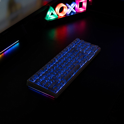 Беспроводная клавиатура Furycube K99 PRO ENG, Platinum Switch, белый Фото 12