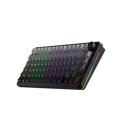 Беспроводная клавиатура CyberLynx RX75, Flow Blue Switch, серый Фото 21