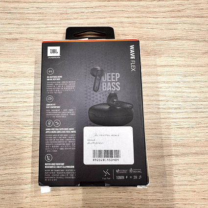 Беспроводные наушники JBL Wave Flex, черный Фото 5