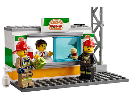 Конструктор LEGO City 60214 Пожар в бургер-кафе Фото 4