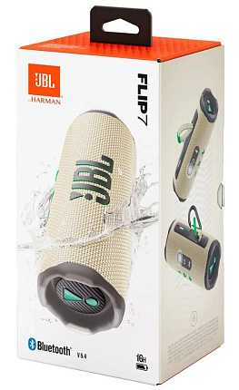 Портативная акустика JBL Flip 7, песочный (sand) Фото 12