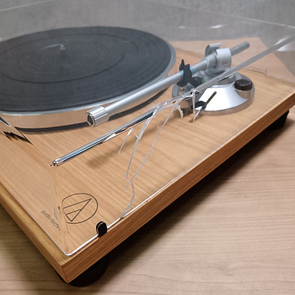 Audio-Technica AT-LPW30TK, коричневый Фото 4