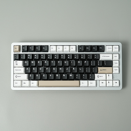 Беспроводная клавиатура CyberLynx F75 SE ENG, Platinum Switch, серебристый Фото 8