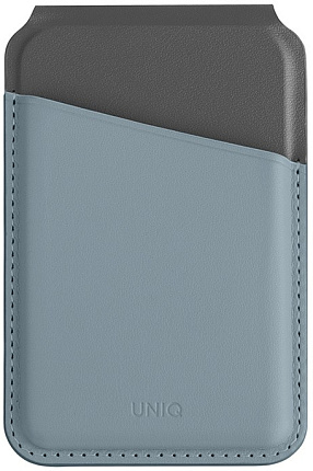 Кардхолдер UNIQ Lyden DS Magsafe, синий/черный (LYDENDS-WBLUBLK) Фото 1