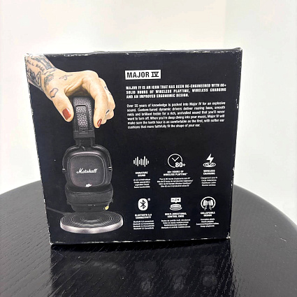 Беспроводные наушники Marshall Major 4, черный Фото 5
