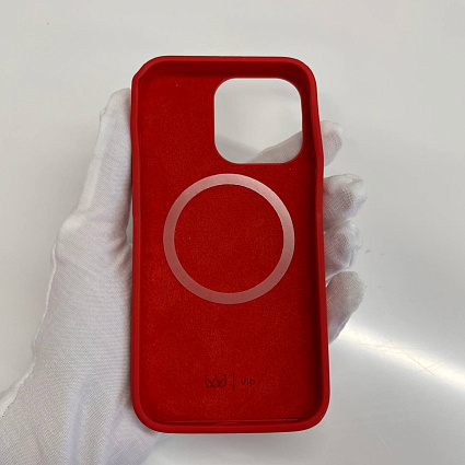 Чехол vlp Silicone case with MagSafe для iPhone 13 Pro, красный Фото 4