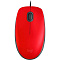 Проводная мышь Logitech M110 Silent, красный Фото 1