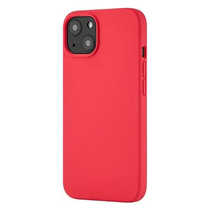 Чехол силиконовый uBear Touch Case iPhone 13, красный Фото 2
