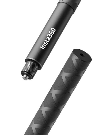 Телескопическая селфи-палка Insta360 Invisible Selfie Stick 114 см, черный Фото 3