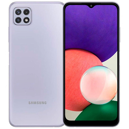 Смартфон Samsung Galaxy A22, 64 ГБ, лавандовый Фото 1