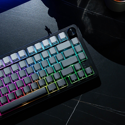 Беспроводная клавиатура CyberLynx RX75, Flow Blue Switch, серый Фото 18