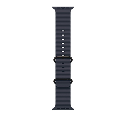 Ремешок Apple Watch 49мм Navy Ocean Band - Black Titanium Finish (MYPA3) Фото 1