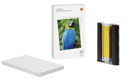 Бумага для фотопринтера Xiaomi Instant Photo Paper 6" (40 Sheets) Фото 1
