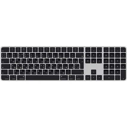 Клавиатура беспроводная Apple Magic Keyboard с Touch ID, Black (MMMR3RS/A) Фото 1